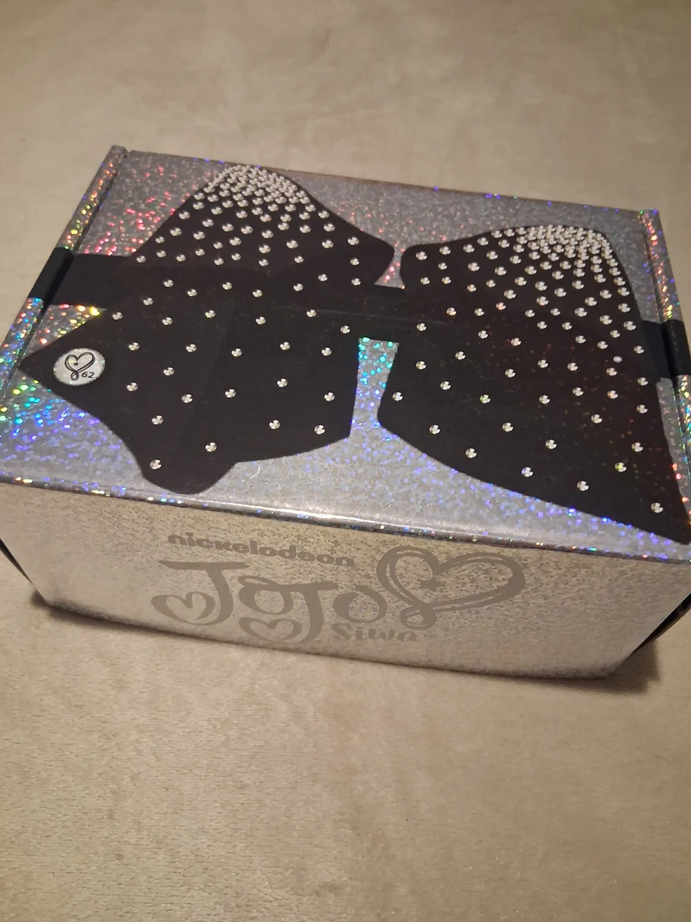 JoJo Siwa Black Rhinestone Hair Bow - Girls' Fashion Accessory